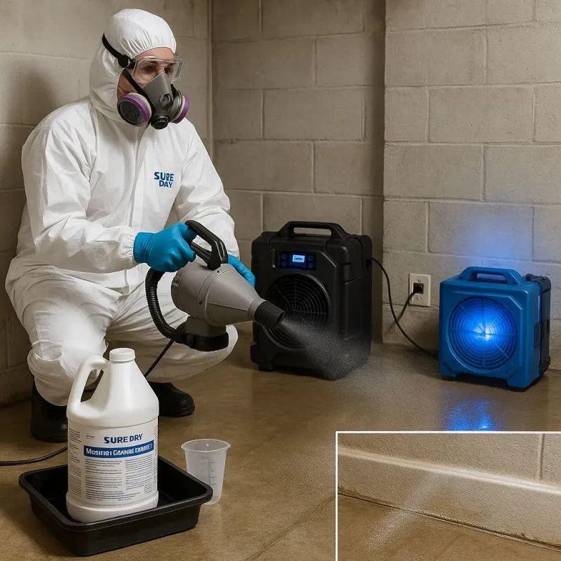 Sanitization and Odor Removal process in Buzzards Bay, MA